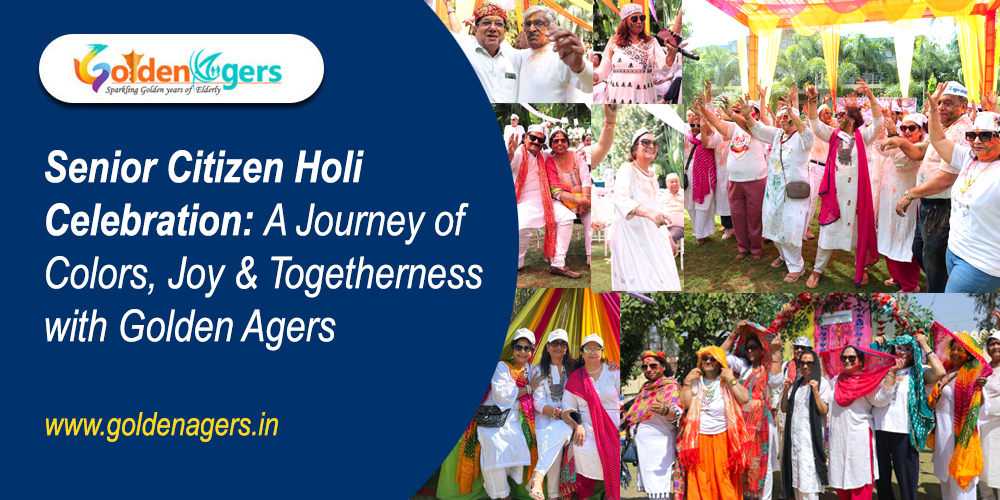 Senior Citizen Holi Celebration Senior Citizen Holi Celebration