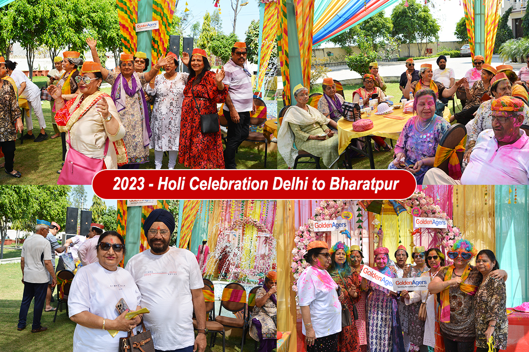 Senior Citizen Holi Celebration Delhi to Bharatpur Senior Citizen Holi Celebration Delhi to Bharatpur