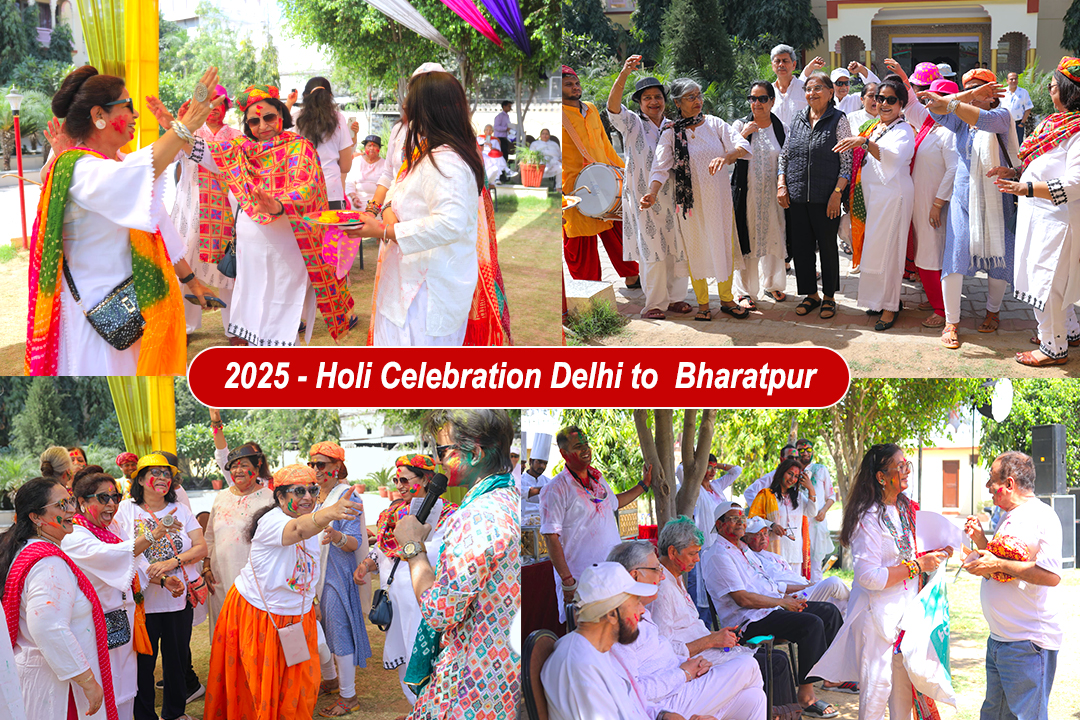 Senior Citizen Holi Celebration Delhi to Bharatpur Senior Citizen Holi Celebration Delhi to Bharatpur