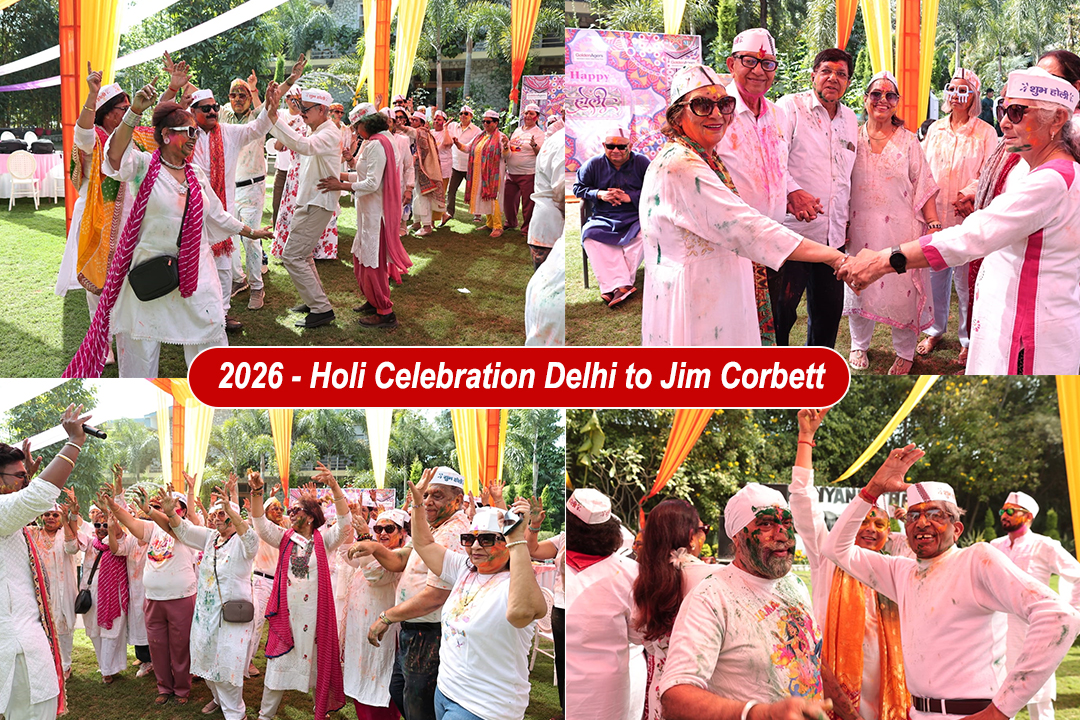 Senior Citizen Holi Celebration Delhi to Jim Corbett Senior Citizen Holi Celebration Delhi to Jim Corbett