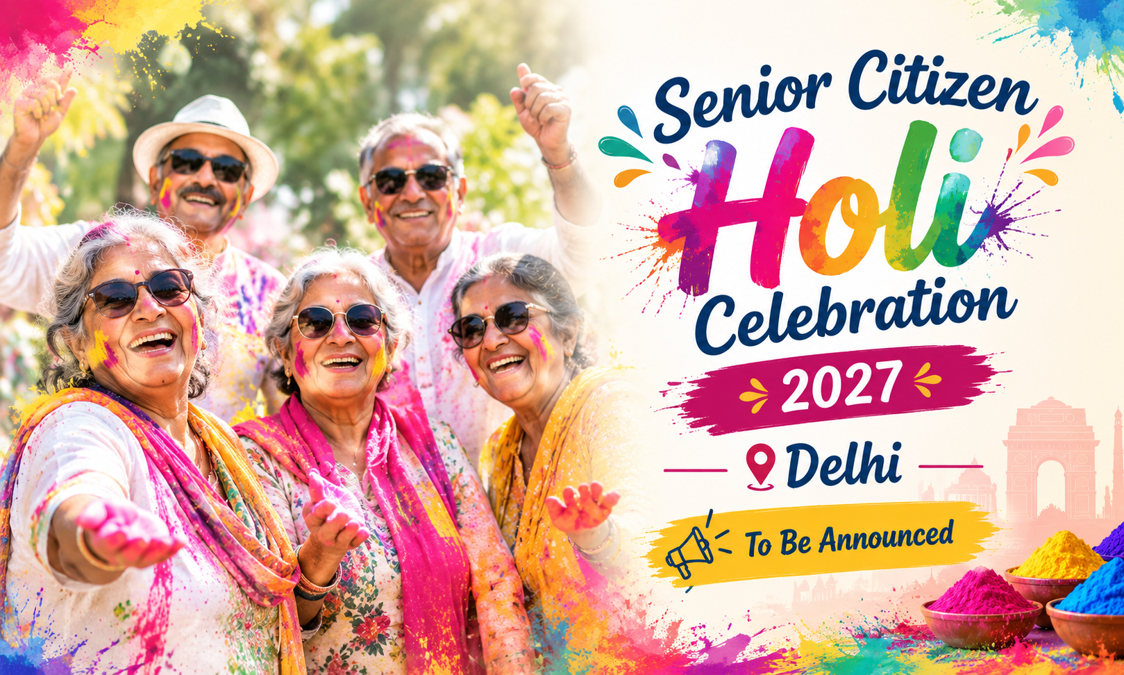 Senior Citizen Holi Celebration 2027 Senior Citizen Holi Celebration 2027