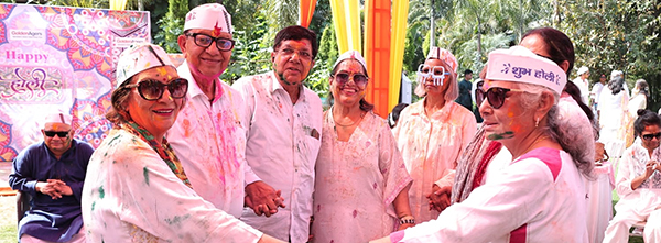 Senior Citizen Holi Celebration