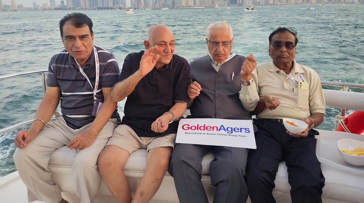 Senior Citizens dubai tour