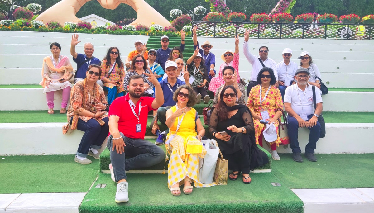 senior citizen Dubai group tour