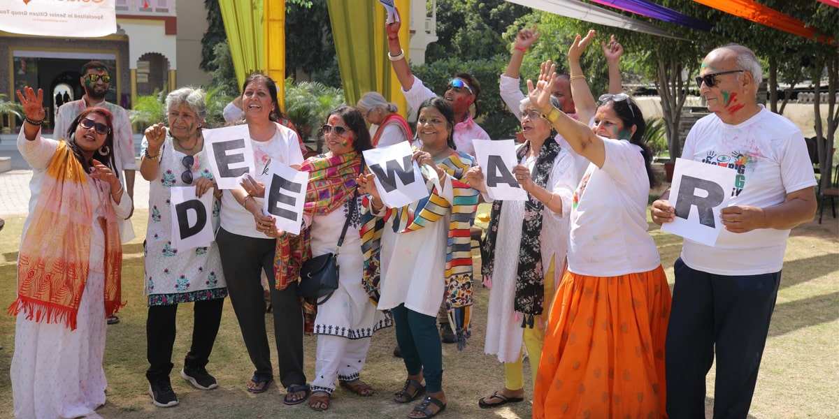 Holi Celebration Senior Citizen Group Tour