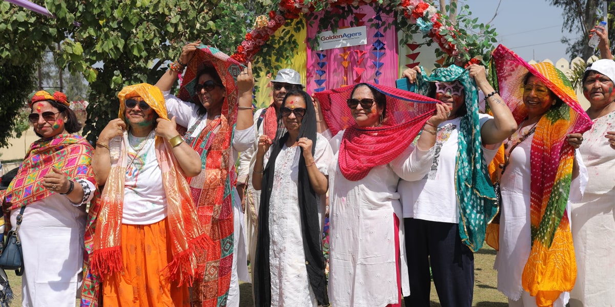 Holi Celebration Senior Citizen Group Tour